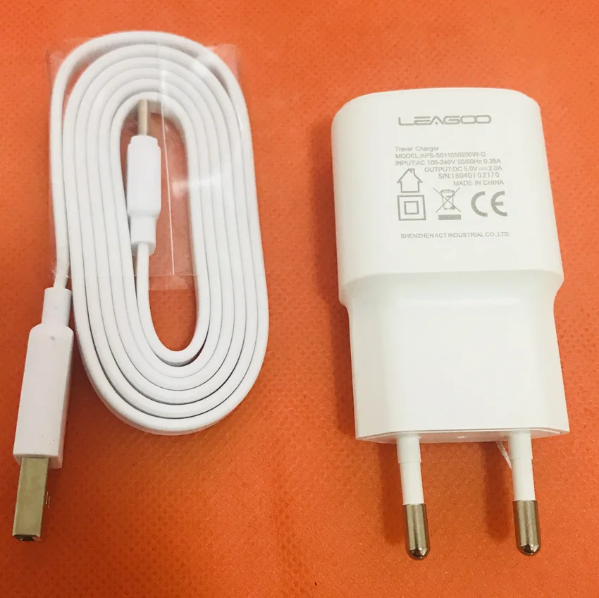 

Original 2.0A Travel Charger EU Plug Adapter+ Type-C Cable for Leagoo S9 MTK6750 Octa Core Free Shipping
