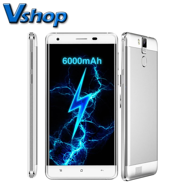 OUKITEL K6000 Pro Android 6.0 3GB RAM 32GB ROM MTK6753 Octa Core 5.5 inch 4G Smartphone 6000mAh 16MP Camera Support FM OTG 