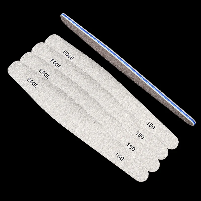 2 шт. пилка для ногтей lime a ongle Professional 150/150 шлифовальный буферный блок серая