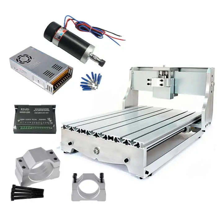 DIY CNC рамка 3040 шариковый винт ER11 безщеточный 500 вт шпиндель драйвер двигателя cnc