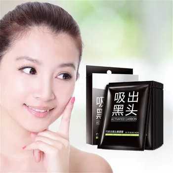 

Strong effect Blackhead Remover Deep Cleansing Purifying Peel Acne Black Mud Face Mask 10Pcs / Box