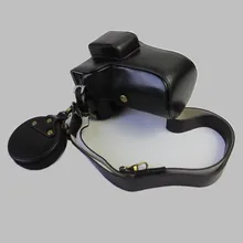 Роскошный кожаный видео Камера сумка для Fujifilm XE3 XE-3 16-50 мм 18-55 мм защитный половина тела крышка открыта батареи