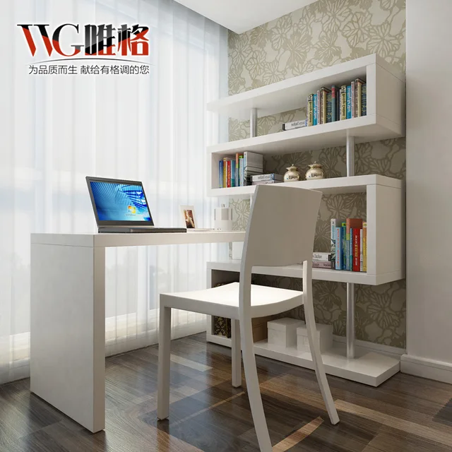 Piano paint rotating combination bookcase desk corner minimalist home