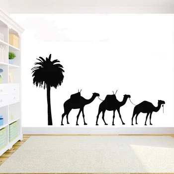 

Desert Camels Wall Decal DIY Room decoration vinyl Animals sticker Home Decor For Childroom Teen room Bedroom Guestroom G1000