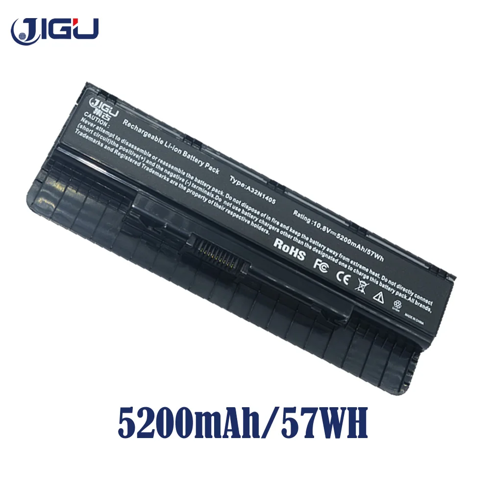 JIGU ноутбука Батарея A32N1405 A32NI405 для ASUS G551 G551J G551JK G551JM G551JW N551JW4720 N751 N751JK для ROG G58 G58J 6 ячеек