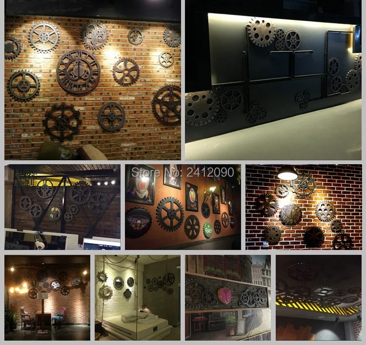 IMIKEYA 2 Pièces Vintage pour Engrenages Industriels Décoration Murale Ventilateur en Bois Motif Roue Dentée Art Mur D' Artisanat Pendentifs Décor pour La Maison Bar Bureau Hôtel Café IMIKEYA 2 Pièces Vintage pour Engrenages Industriels Décoration Murale Ventilateur en Bois Motif Roue Dentée Art Mur D' Artisanat Pendentifs Décor pour La Maison Bar Bureau Hôtel Café
