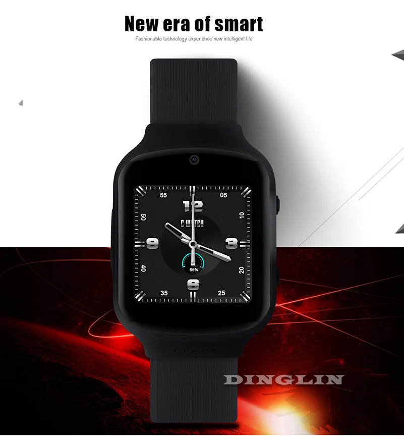 

GZDL Smartwatch Z80 Android IOS MTK6580 Core With Wifi Bluetooth GPS Heart Rate Monitor Fitness Tracker Camera Wristwatch WT8059