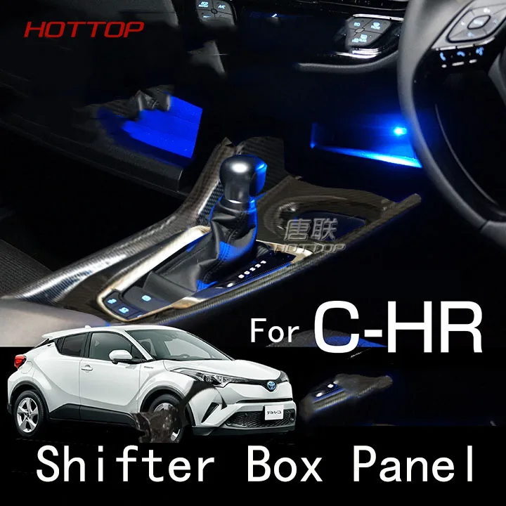 

FOR Toyota C-HR CHR chr 2017 2018 Auto Car Speed Changing Box Gearbox Central Control Box Cover Trim Interior Decoration Part
