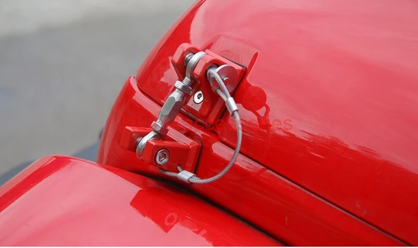 RED Hood Lock Catch Latch19