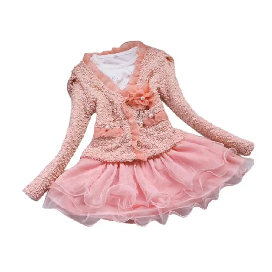 ARLONEET 2017 Baby Infant Girl Suit Winter Coat + Splice Long Sleeve