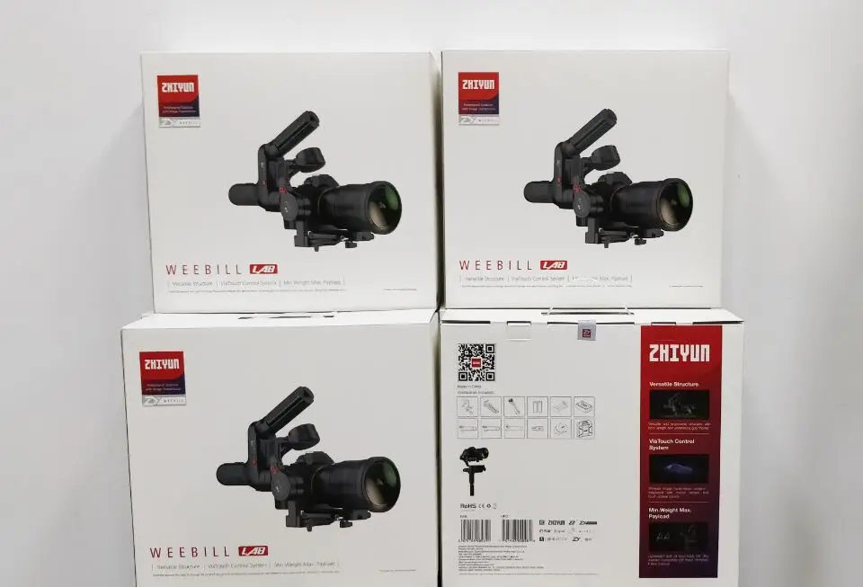 Zhiyun weebill лаборатории карданный 3-осевой ручной Беспроводной передачи изображения Для беззеркальных цифровых зеркальных фотокамер Камера стабилизатор PK DJI Ronin S MOZA