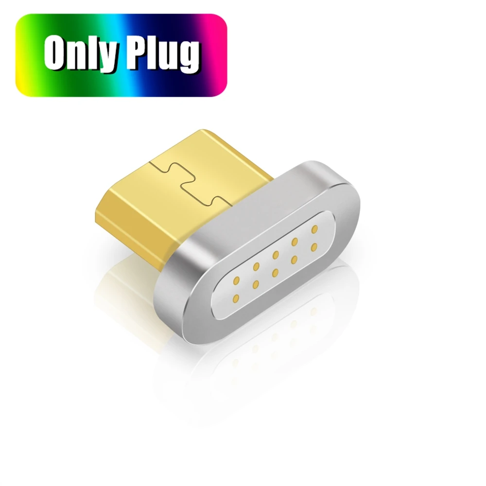 Олаф магнитное зарядное устройство USB кабель адаптер для iPhone Micro usb type C кабель для мобильного телефона Быстрая зарядка магнит зарядное устройство адаптер - Цвет: Only Micro Plug