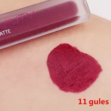 Для женщин Красота пикантные Цвета Матовая жидкая Губная Помада для губ Краски матовая Водонепроницаемый длительный Блеск для губ H9