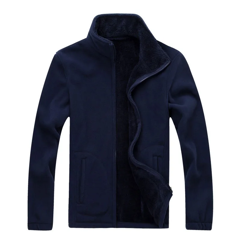 Новинка 8XL мужская флисовая куртка пальто Мужская теплая толстовка