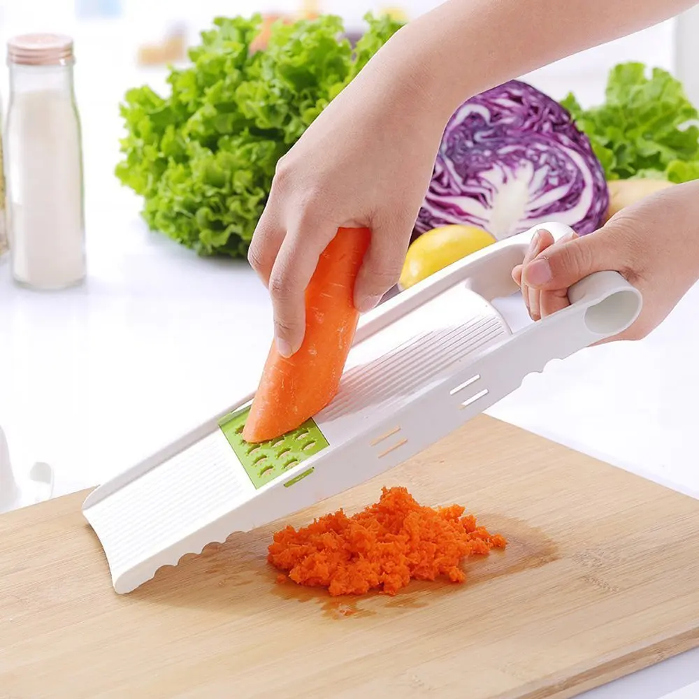 2021 Adjustable Mandoline Professional Vegetable Slicer  Grater with 5 