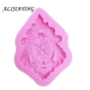 1Pcs Flower Frame Silicone Mold for Fondant, Chocolate, Crafts Sugarcraft Cake Decorating mold Clay Candy Moulds D0662 ► Photo 3/6