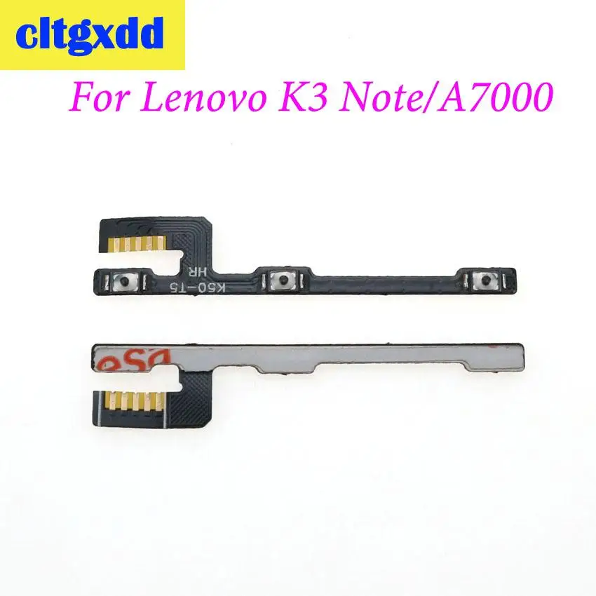 cltgxdd Power on off Volume up down Switch Key Button flex cable For Lenovo Vibe A6000 K3 Note A7000 K4 Note A7010 K5 A6020