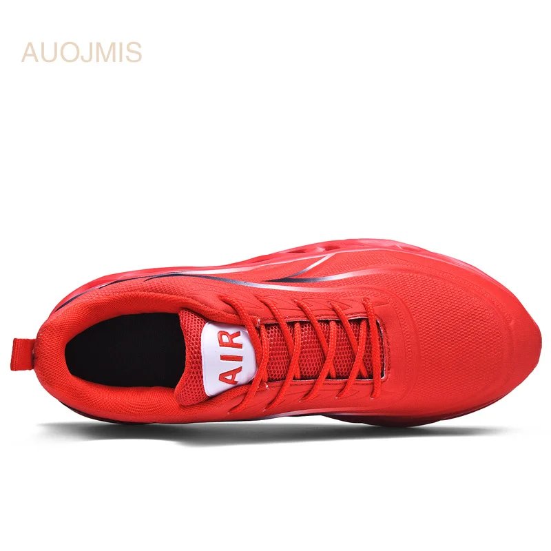 AUOJMIS new spring men's shoes bonfire running shoes twist bottom hollow bottom mesh face light fashion large size sports shoes