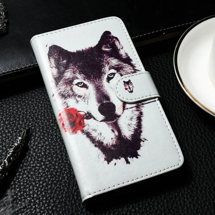 Stand Flip Leather Case For Samsung Galaxy Note 10 Plus 3 5 9 Note3 Note III Note4 Note10 Wallet Case PU Painted Bags Fundas - Цвет: B078