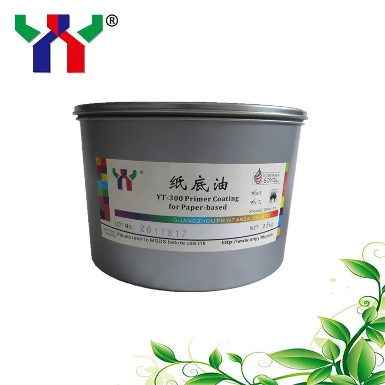 

YT-300 Primer Coating for Paper /Auxiliary Offset Ink 2.5kg/can