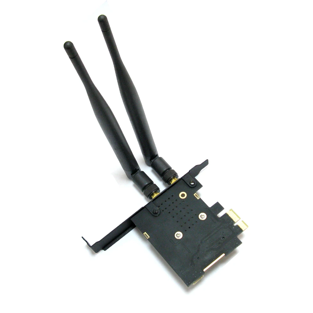 Wi-Fi, Ethernet сетевой карты 802.11a/b/g/n/ac Беспроводной карта с разъемом PCI Express адаптер для настольных ПК Совместим слот PCI-E X1/X4/X8/X16 Новый