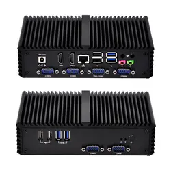 Oem/odm 6 * COM/RS485/VGA Dual LAN Mini PC qotom-q350p core i5-4200u Процессор 6 * USB безвентиляторный низкая Мощность 15 Вт безвентиляторный промышленный компьютер