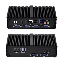 Oem/odm 6 * COM/RS485/VGA Dual LAN Mini PC Qotom-Q350P core i5-4200U Процессор 6 * USB безвентиляторный низкая Мощность 15 Вт безвентиляторный промышленный компьютер