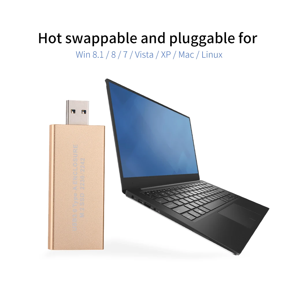 Корпус для хранения SSD с USB 3 0 на M.2 Samsung Kingston ssd NGFF B Key жесткий диск + M M2 SATA Внешний