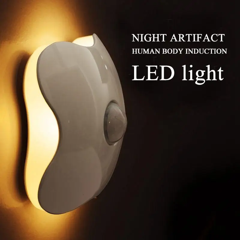 

LightInBox Intelligent Nightlight 2016 Hot Sale Four Leaf LED Lamp Infrared Motion Sensor Night Light