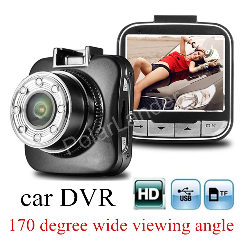 

LCD screen G55 Night Vision 2 inch CAR DVR HD 1080P Mini Car Recorder LED lights 170 degree wide viewing angle