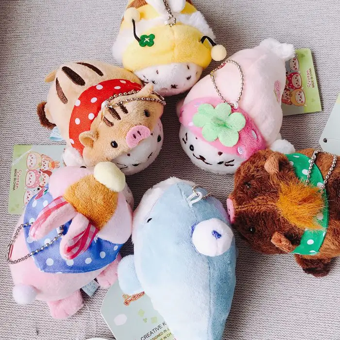 1 шт. Япония Сан-х КИТ мягкие куклы печать Косплей Плюшевые игрушки для брелка для детей Подарки
