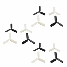 Обновления 3-клинок CW/CCW Пропеллеры для Hubsan X4 H107/H107C/H107L/H107D H108 h108c радиоуправляемый квадрокоптер Drone лезвия Запчасти белый/черный