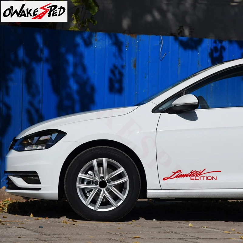 Car Sticker 30CM*6CM LIMITED EDITION Creative Vinyl Sticker On Car Stickers and Decals Window Sticker Car-styling Decal