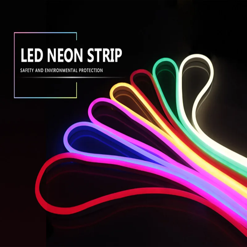 

220V Neon Light Strip SMD 2835 120LEDs/M Strip Lamp Flexible Outdoor Christmas Holiday Fairy LED Rope Tube With EU Power