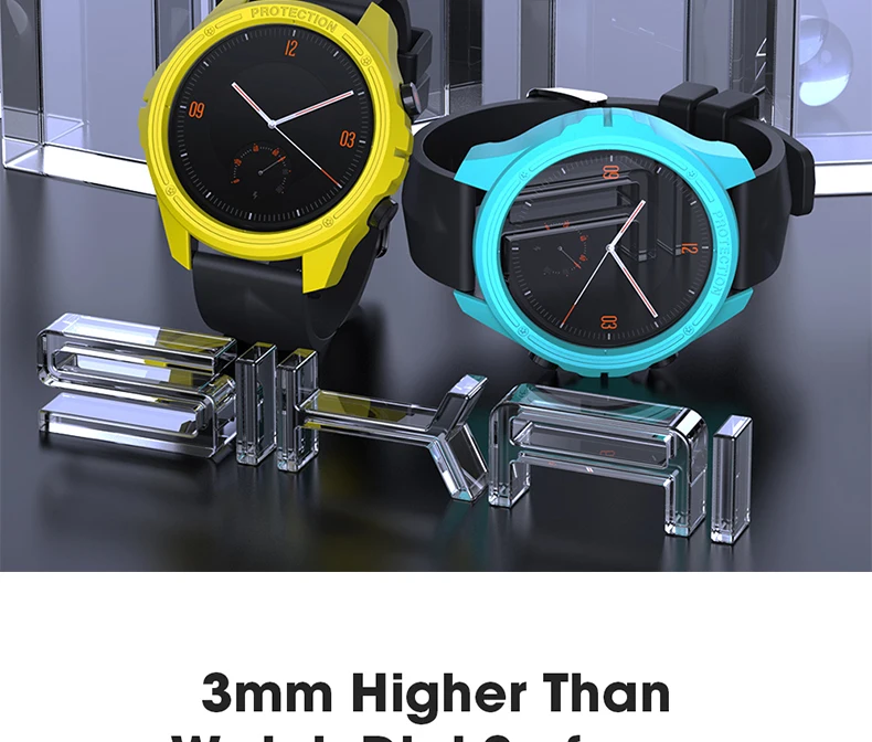 Для Ticwatch C2 Onyx Platinum Чехлы SIKAI умные часы защитный чехол ПК Бампер Аксессуары Анти-Scracth много цветов