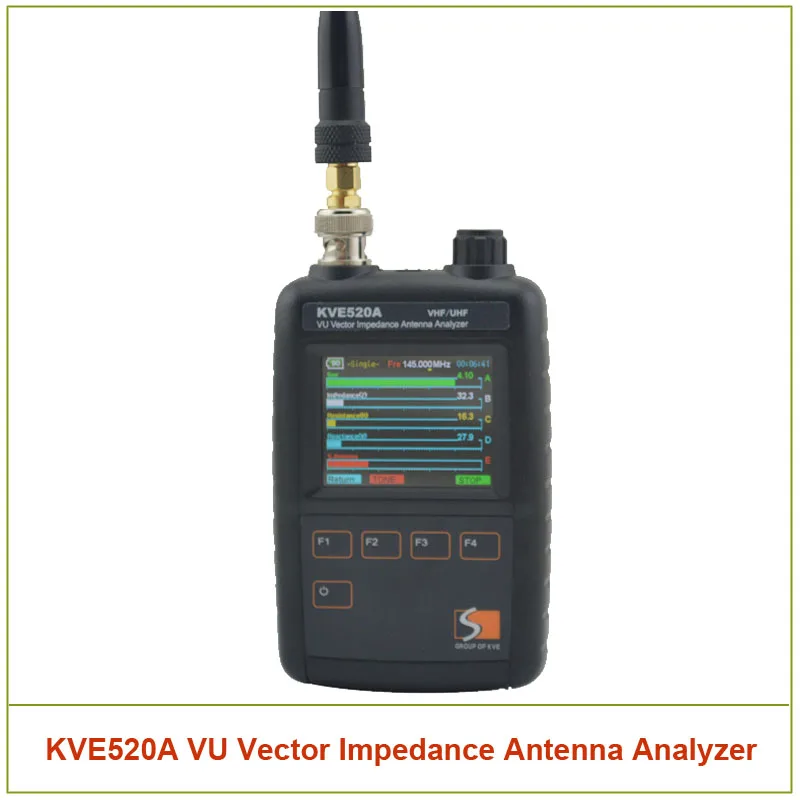 KVE520A VHF/UHF VU векторное сопротивление анализатор антенны с 5 шт. адаптеры для любительских радиоприемников KVE 520A