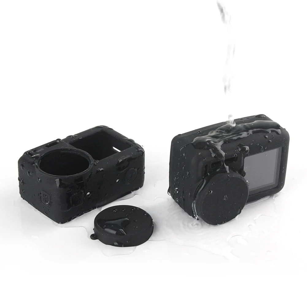 Силиконовый мягкий чехол для DJI OSMO Action camera защитный чехол с крышкой объектива рукавом OSMO аксессуары для действий