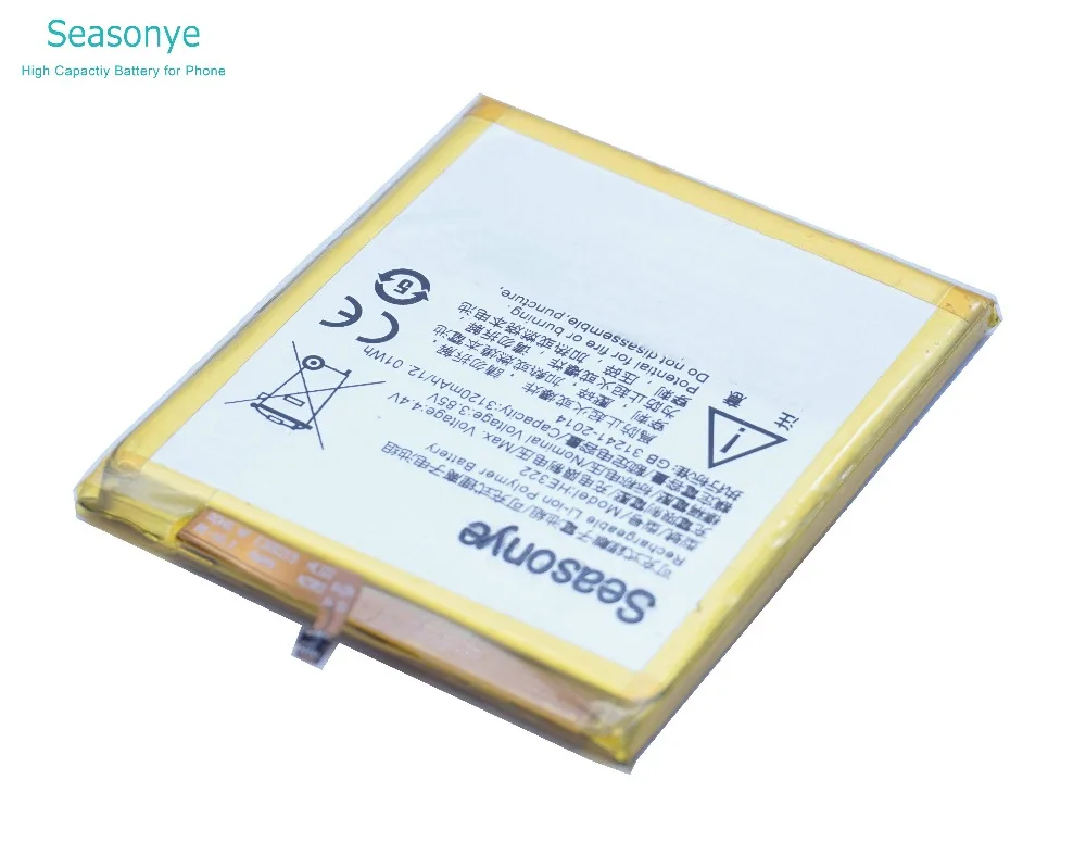 Seasonye 3120 мАч/12.01Wh HE322/HE 322 сменная батарея для телефона Nokia HE322 Batterie Bateria Batterij 10
