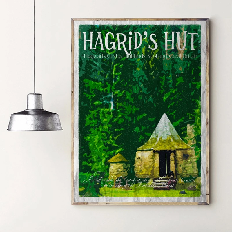 Harry Potter Places Travel Posters Canvas Painting