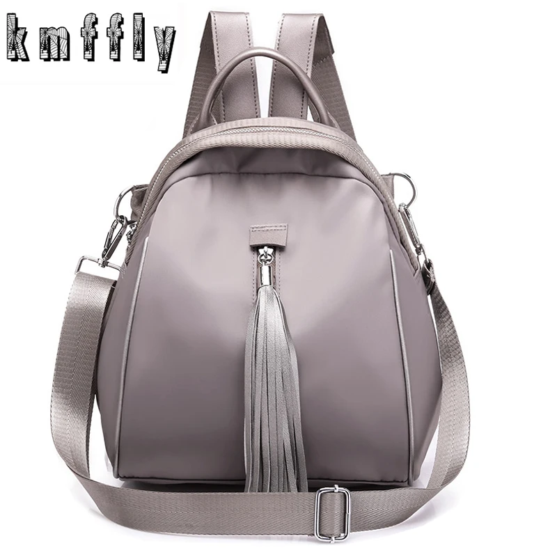 

New Bag Waterproof Oxford Women Backpack Tassel School Bags For Teenagers Girls Small Backpack Female Rucksack Mochilas Feminina