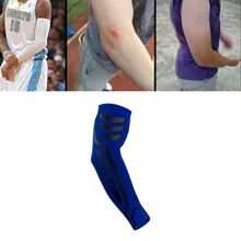 Спорт Бег Велосипедный спорт перчатки Для мужчин Компрессионные рукава летние насос для велосипеда баскетбольный мяч для игры в гольф локоть Armwarmer крышка для защиты от солнца