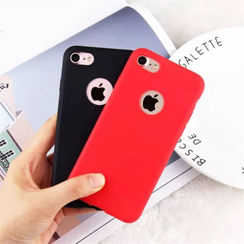 

9 Color TPU Silicone Frosted Matte Case For iPhone 7 8 Plus 6s X 11 Pro XR XS Max 5 5S Soft Back Cover For iPhone 6 Plus 8 EEMIA