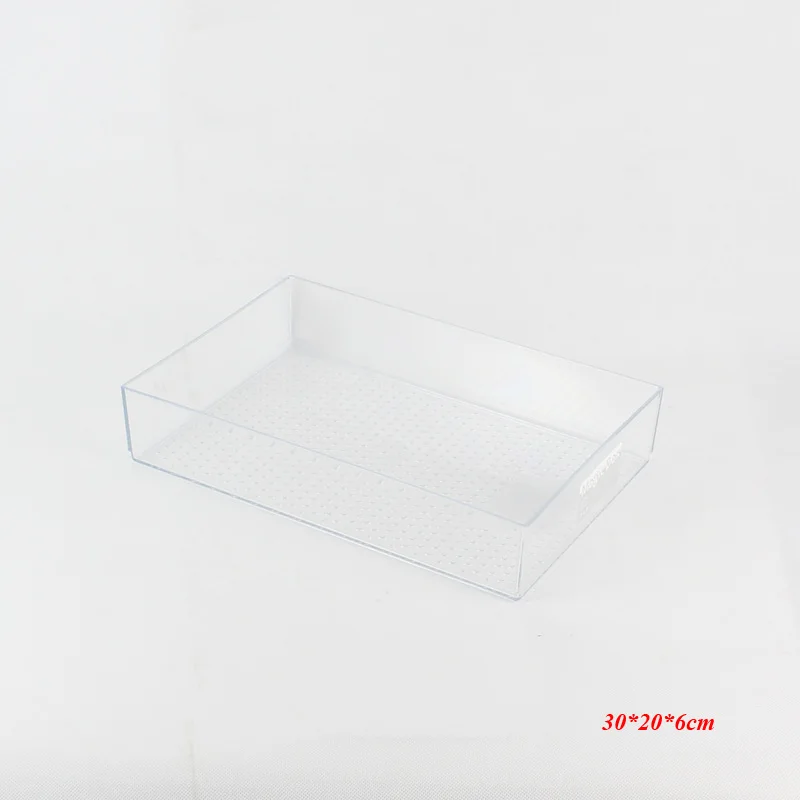 clear-XL Кухонный Органайзер из пластика нож вилка ложка хранение палочки для еды перегородка Органайзер тарелка блюдо столовые приборы подстаканник для дома, выдвижного ящика чехол - Цвет: clear-XL