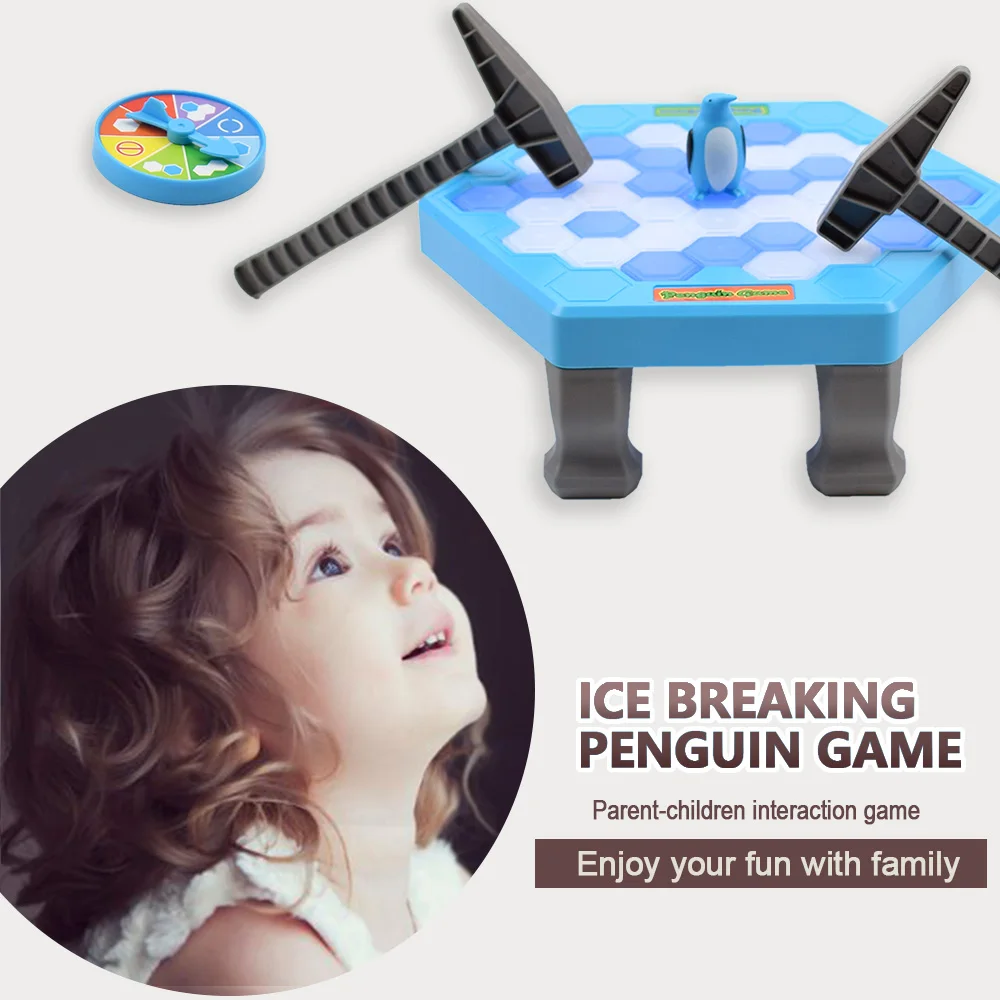 Huanger Ice Breaking забавные игрушки для родителей и детей семья спасать пингвина