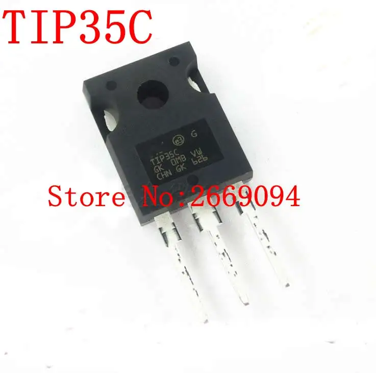 50 шт./лот новый оригинальный TIP35C TIP35 Darlington трубка/транзистор-односторонний 25 А/100 в