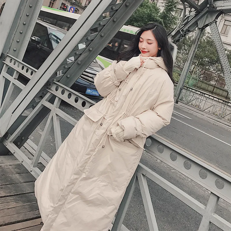 Winter Coat Women Parka Jacket Warm Hooded Large Size Long Jacket Thicken Outerwear Long Sleeve Jacket Coat Casaco Feminino Q717 Winter Coat Women Parka Jacket Warm Hooded Large Size Long Jacket Thicken Outerwear Long Sleeve Jacket Coat Casaco Feminino Q717