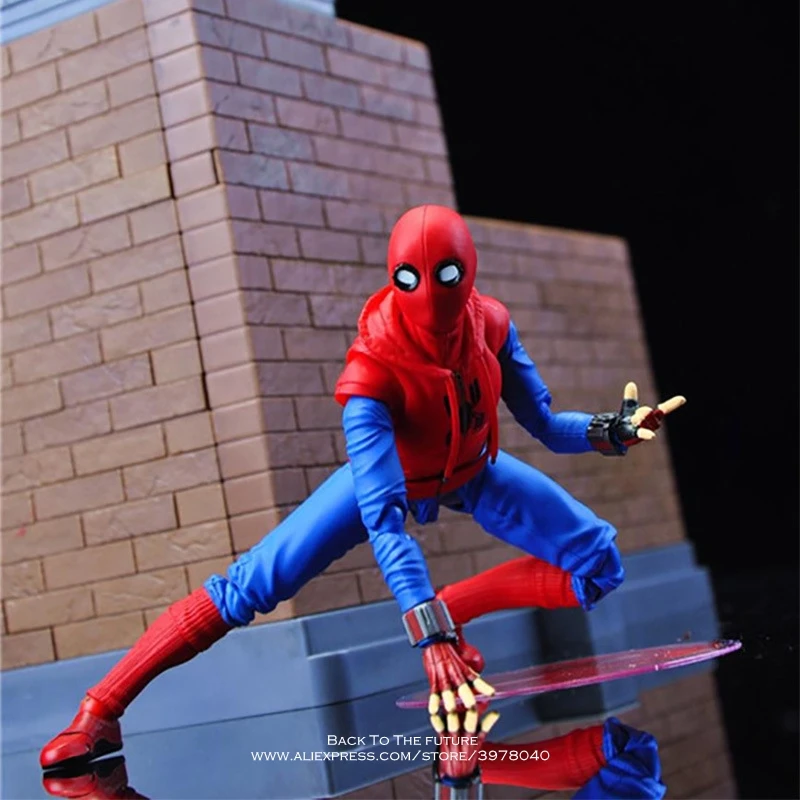 

Disney Marvel Avengers Spiderman 14cm Action Figure Anime Mini Decoration PVC Collection Figurine Toy model for children gift