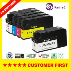 5PK совместимый картридж с чернилами для LM200 LM 200 используется для Lexmark officeedge Pro 4000c/Pro 4000/Pro 5500/Pro 5500 т