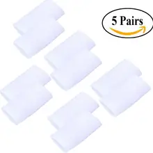 10 шт./5 пар силиконовых трубок для пальцев ног, рукава, блистер мозолей, мозоли, молоток, пальцы ног, гелевые разделители пальцев ног, протектор