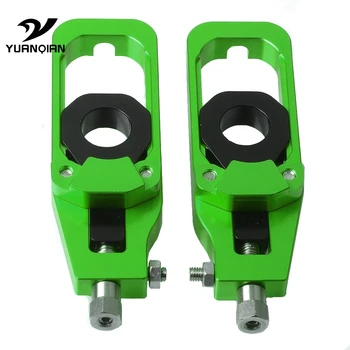 

For Kawasaki Z 900 2017 Motorcycle Left & Right Chain Adjusters with Spool Tensioners Catena For Kawasaki Z900 2017 dropship